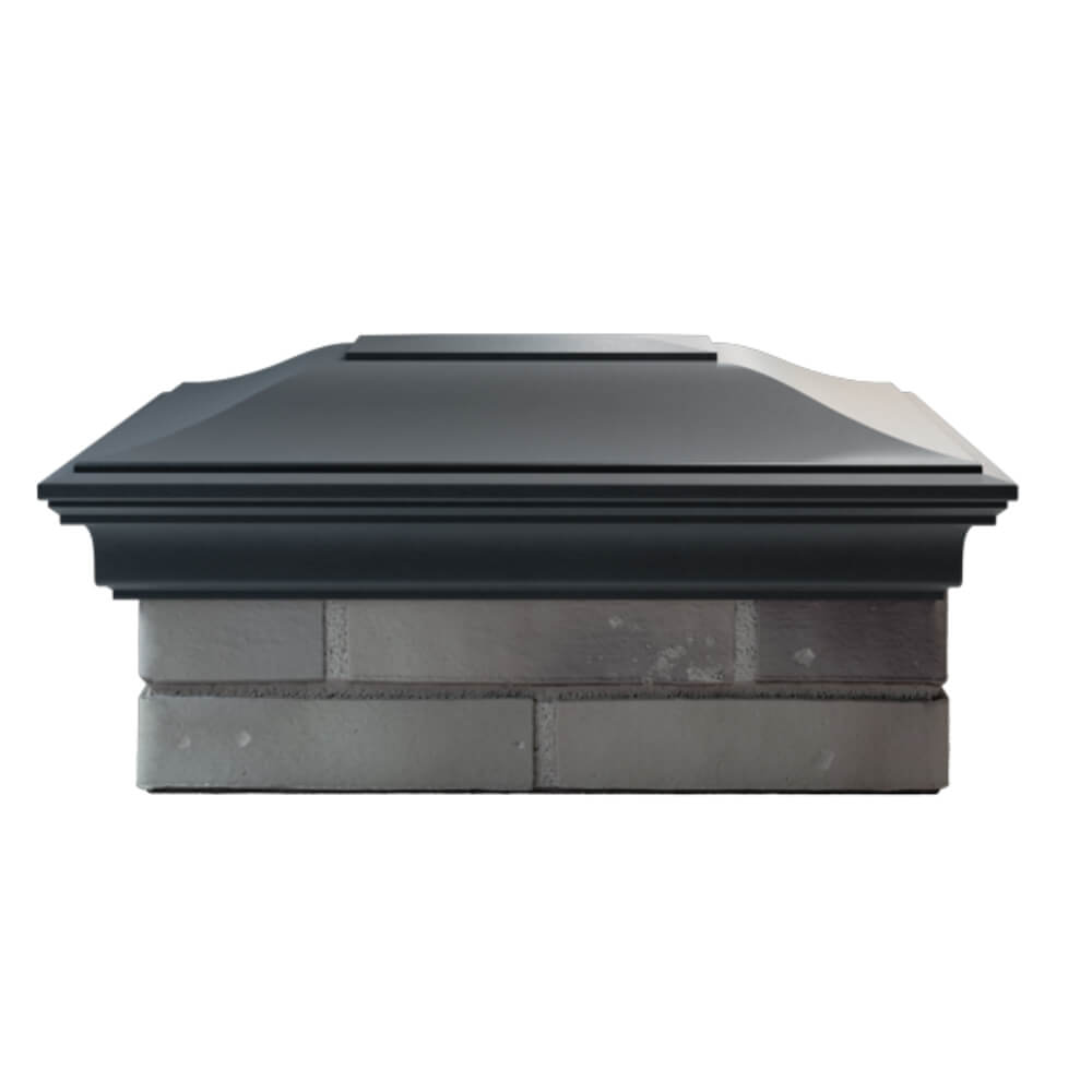 Колпак Zking Монблан Серый на столб 2х1.5 кирпича (515х385мм) в Тихвине фото