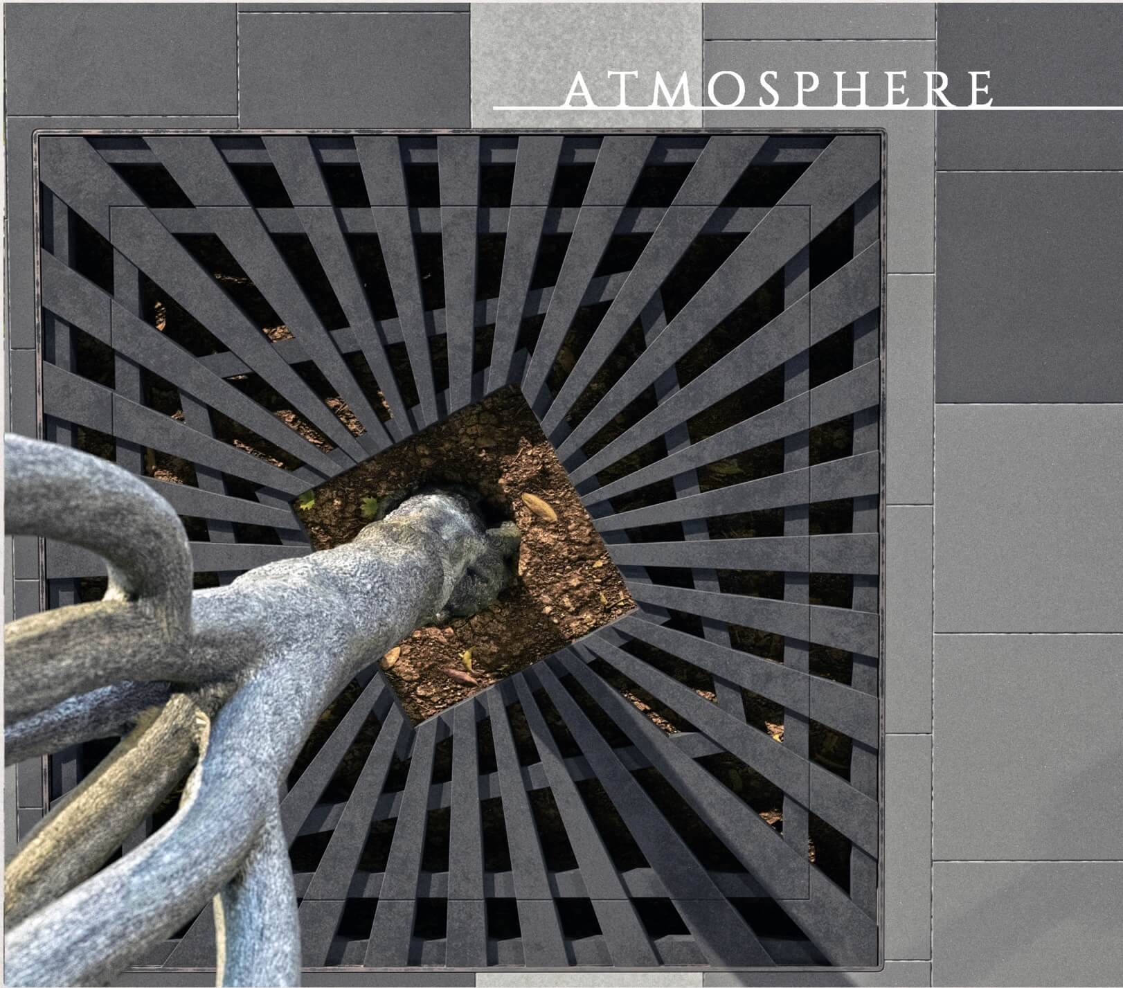 Приствольная решетка для дерева ZKING ATMOSPHERE 1.2х1.2м Черная в Тихвине фото