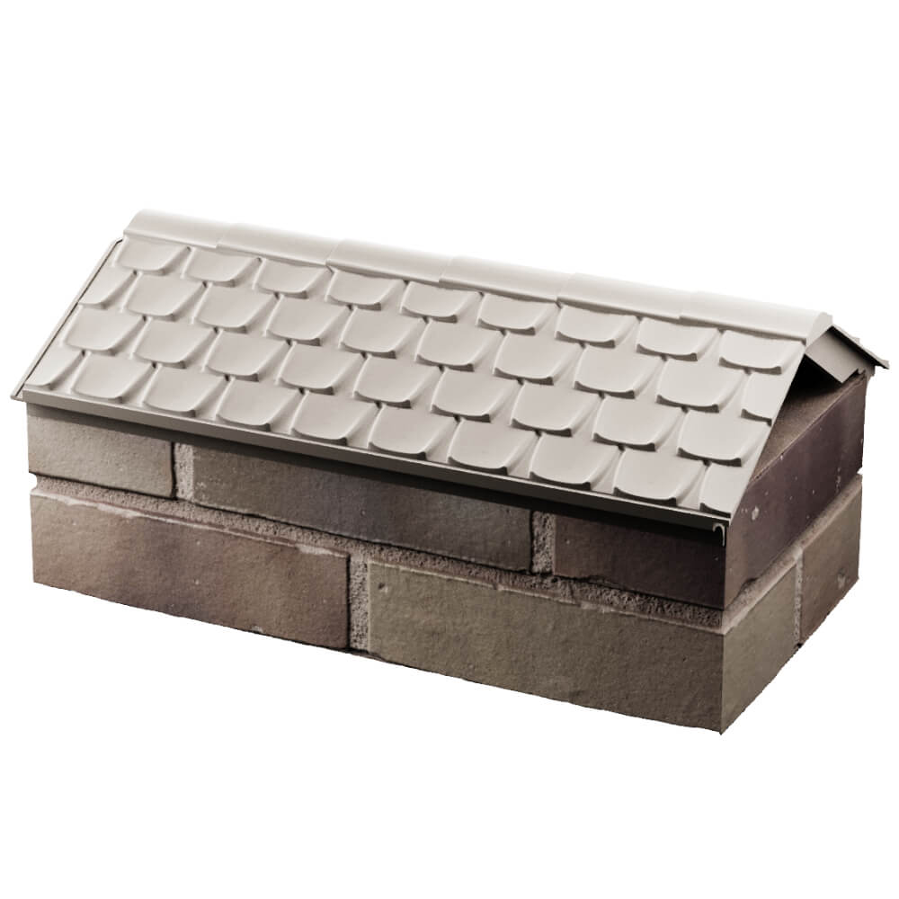 Парапет Zking Эльбрус Бежевый с посадкой на 1 кирпич (255мм) в Тихвине фото