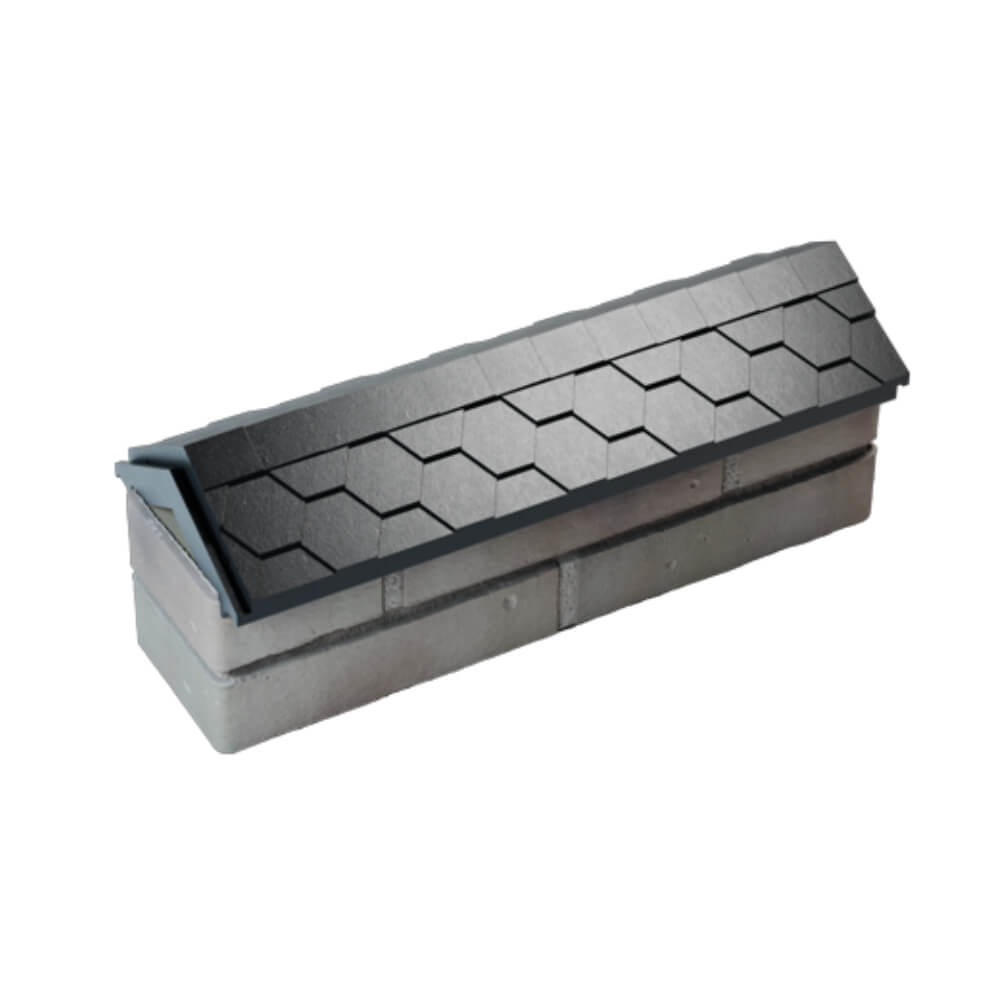 Парапет Zking Эверест Черный с посадкой на 0.5 кирпича (130мм) в Тихвине фото