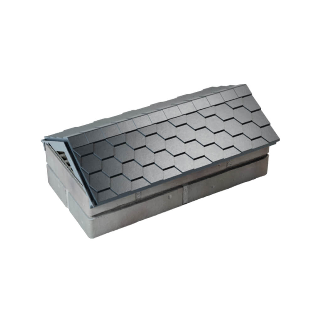 Парапет Zking Эверест Серый с посадкой на 1 кирпич (200/225/255мм) в Тихвине фото