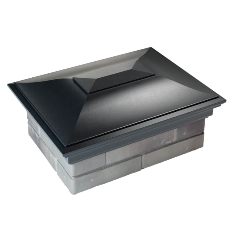 Колпак Zking Монблан Черный на столб 2х1.5 кирпича (515х385мм) Тихвин фото