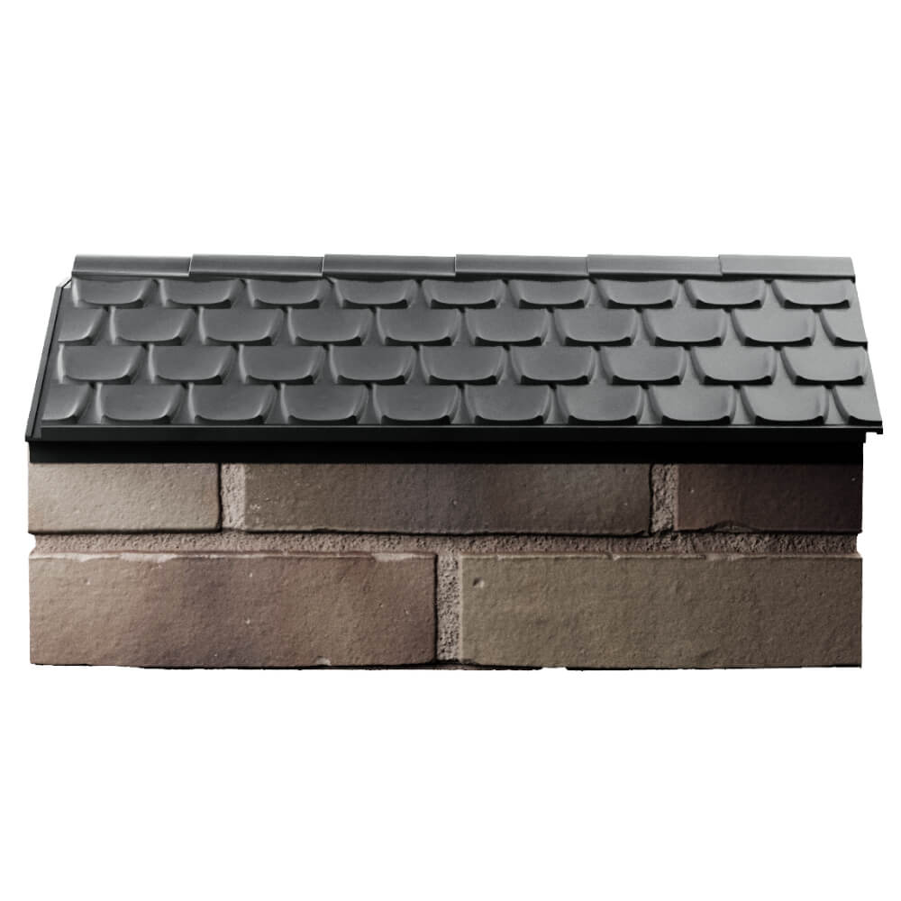 Парапет Zking Эльбрус Серый с посадкой на 1 кирпич (255мм) в Тихвине фото