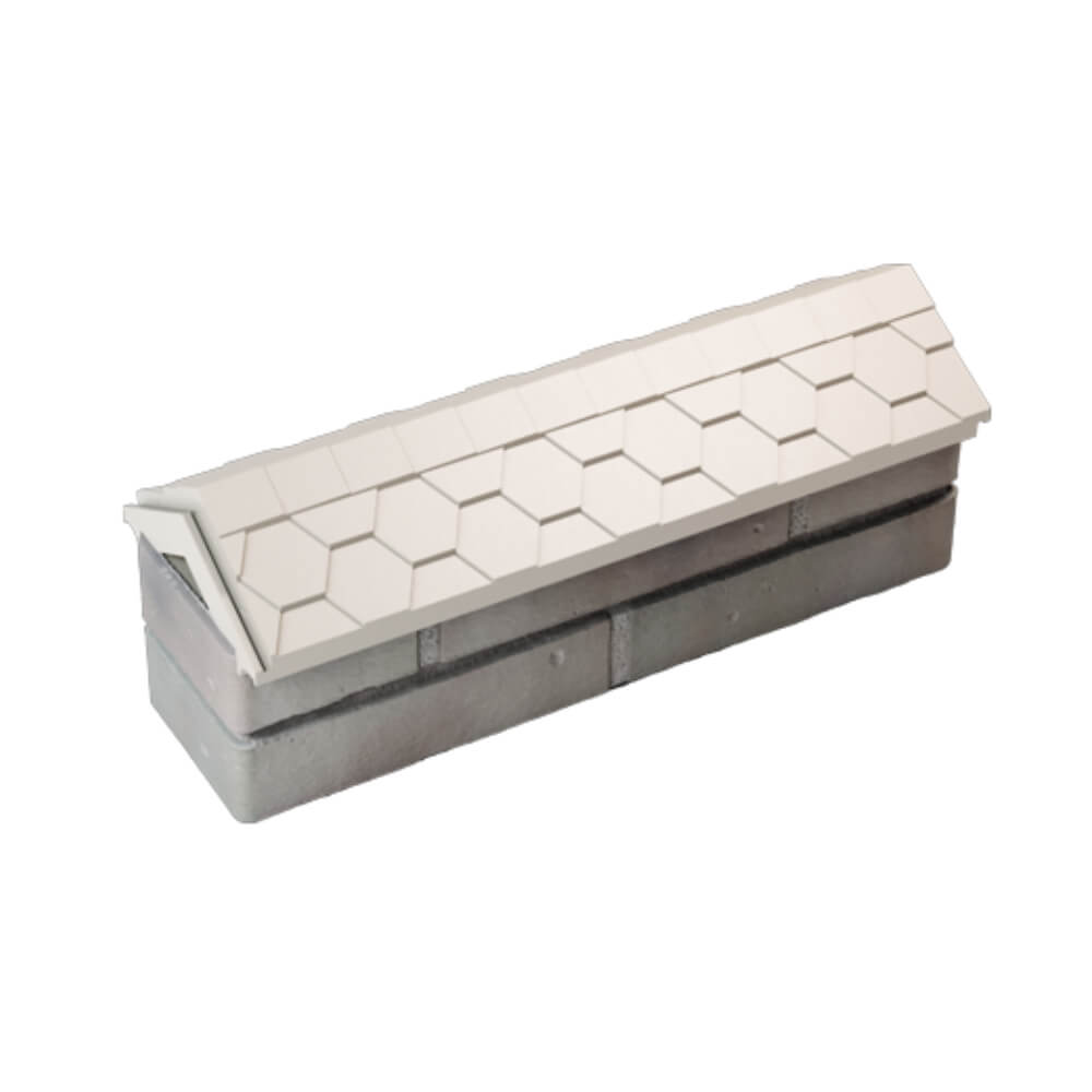 Парапет Zking Эверест Бежевый с посадкой на 0.5 кирпича (130мм) в Тихвине фото