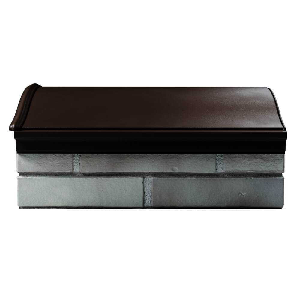 Парапет Zking Монблан Коричневый посадка на 1.5 кирпича (355/385мм) в Тихвине фото