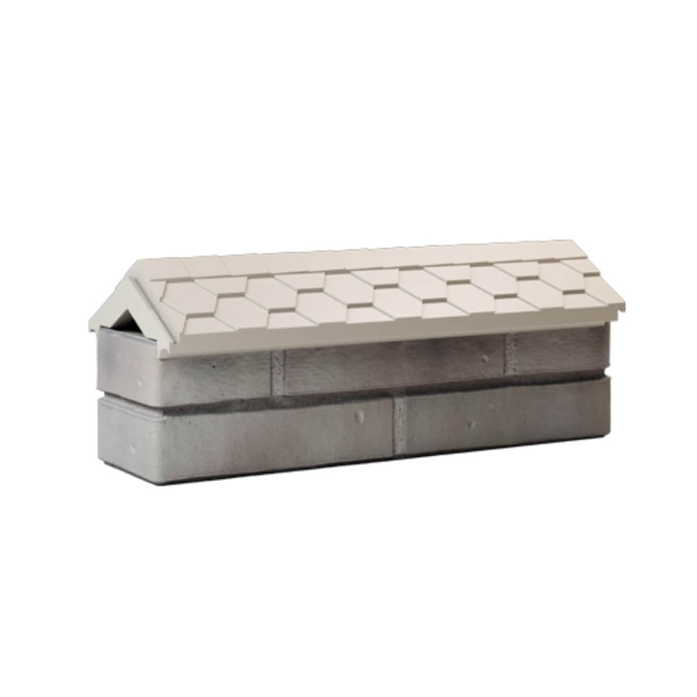 Парапет Zking Эверест Бежевый с посадкой на 0.5 кирпича (130мм) Тихвин фото