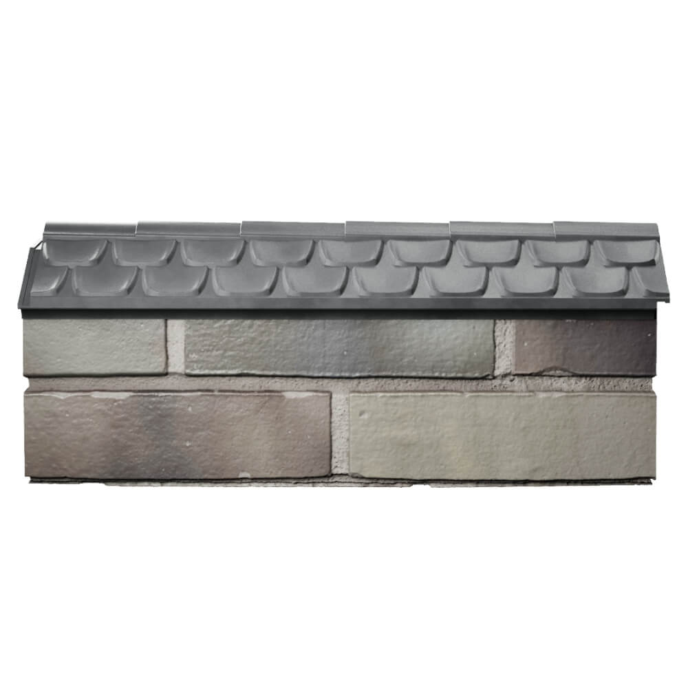 Парапет Zking Эльбрус Серый с посадкой на 0.5 кирпича (130мм) в Тихвине фото