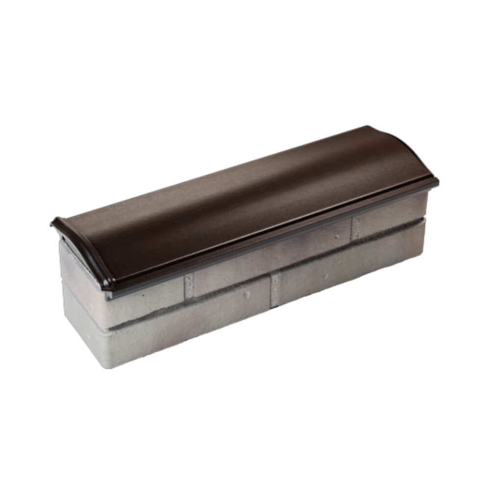 Парапет Zking Монблан Коричневый посадка на 0.5 кирпича (130мм) в Тихвине фото