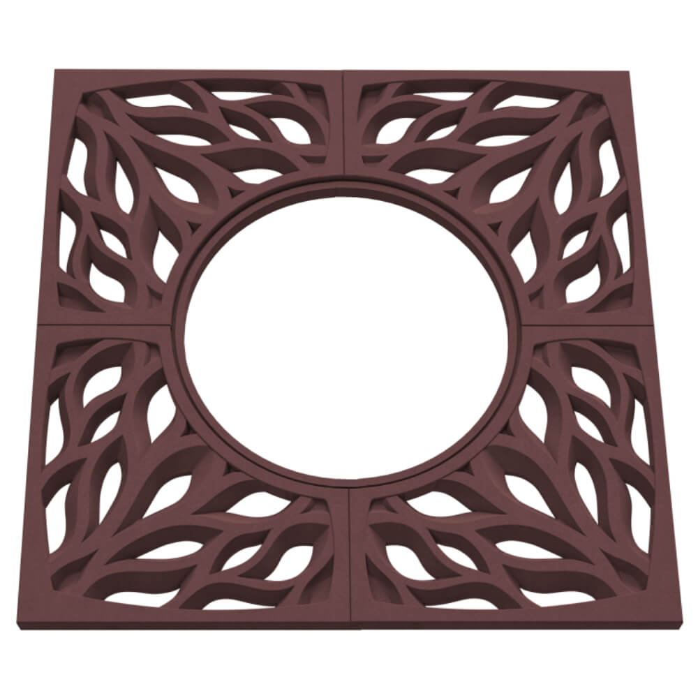 Приствольная решетка для дерева ZKING CRUST 1.2х1.2м Коричневая в Тихвине фото