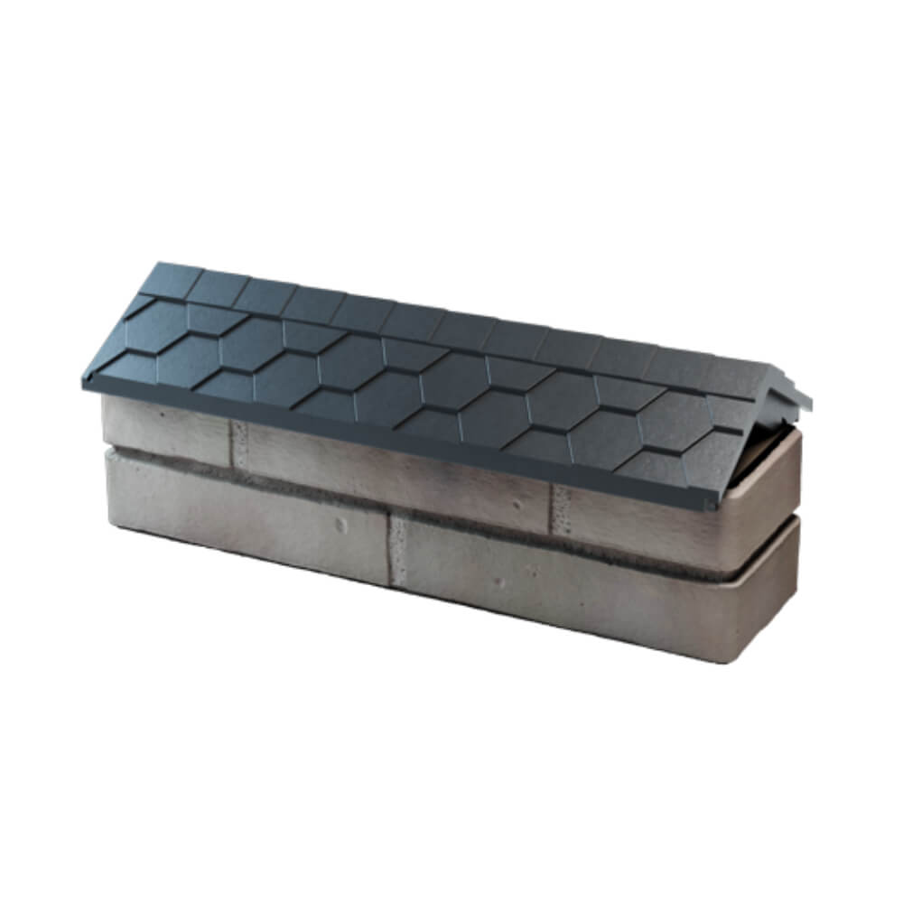 Парапет Zking Эверест Серый с посадкой на 0.5 кирпича (130мм) в Тихвине фото