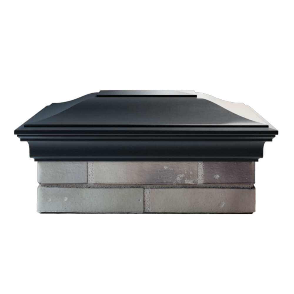 Колпак Zking Монблан Черный на столб 2х1.5 кирпича (515х385мм) в Тихвине фото