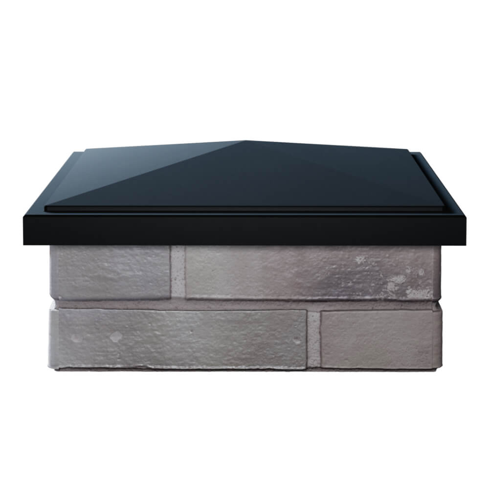 Колпак Zking БонаМоно Черный на столб 1.5х1.5 кирпича (385х385, 400х400мм) Тихвин фото