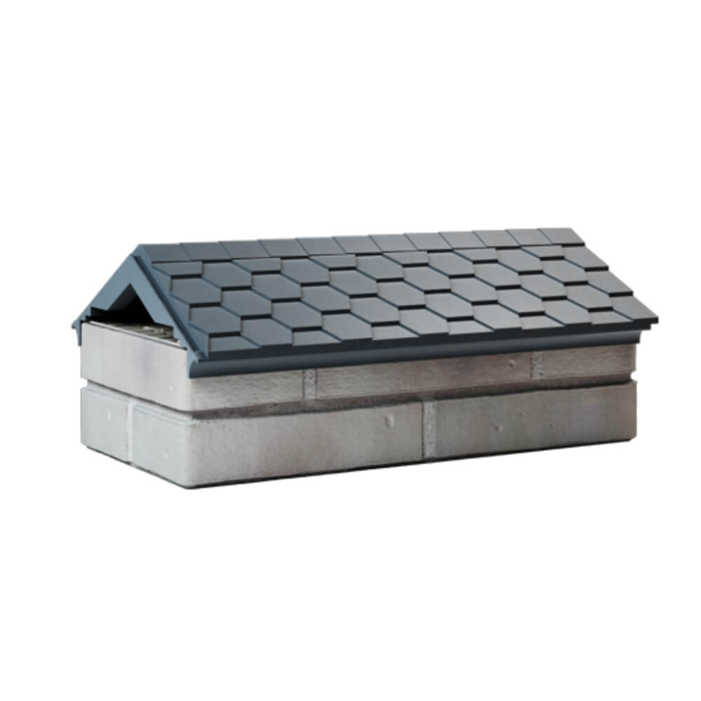 Парапет Zking Эверест Серый с посадкой на 1 кирпич (200/225/255мм) Тихвин фото