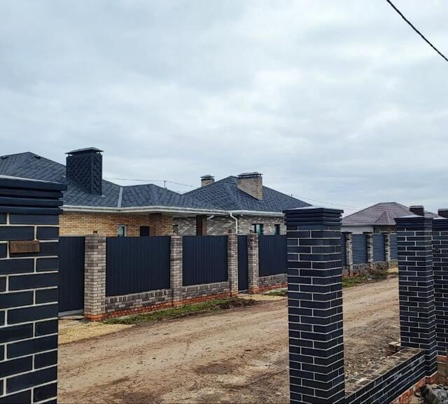 Колпак Zking Бона ХайТек Серый на столб 1.5х1.5 кирпича (385х385мм) в Тихвине фото