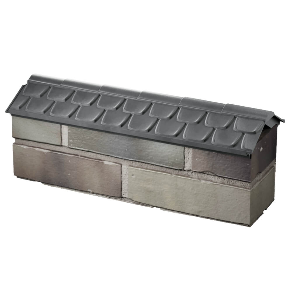 Парапет Zking Эльбрус Серый с посадкой на 0.5 кирпича (130мм) в Тихвине фото