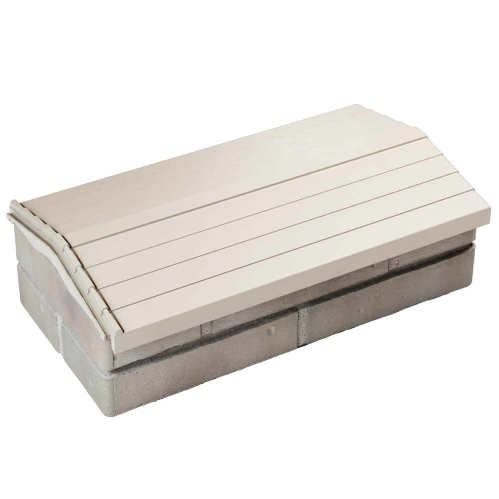 Парапет Zking Бона ХайТек Бежевый с посадкой на 1 кирпич (200/225/255мм) в Тихвине фото