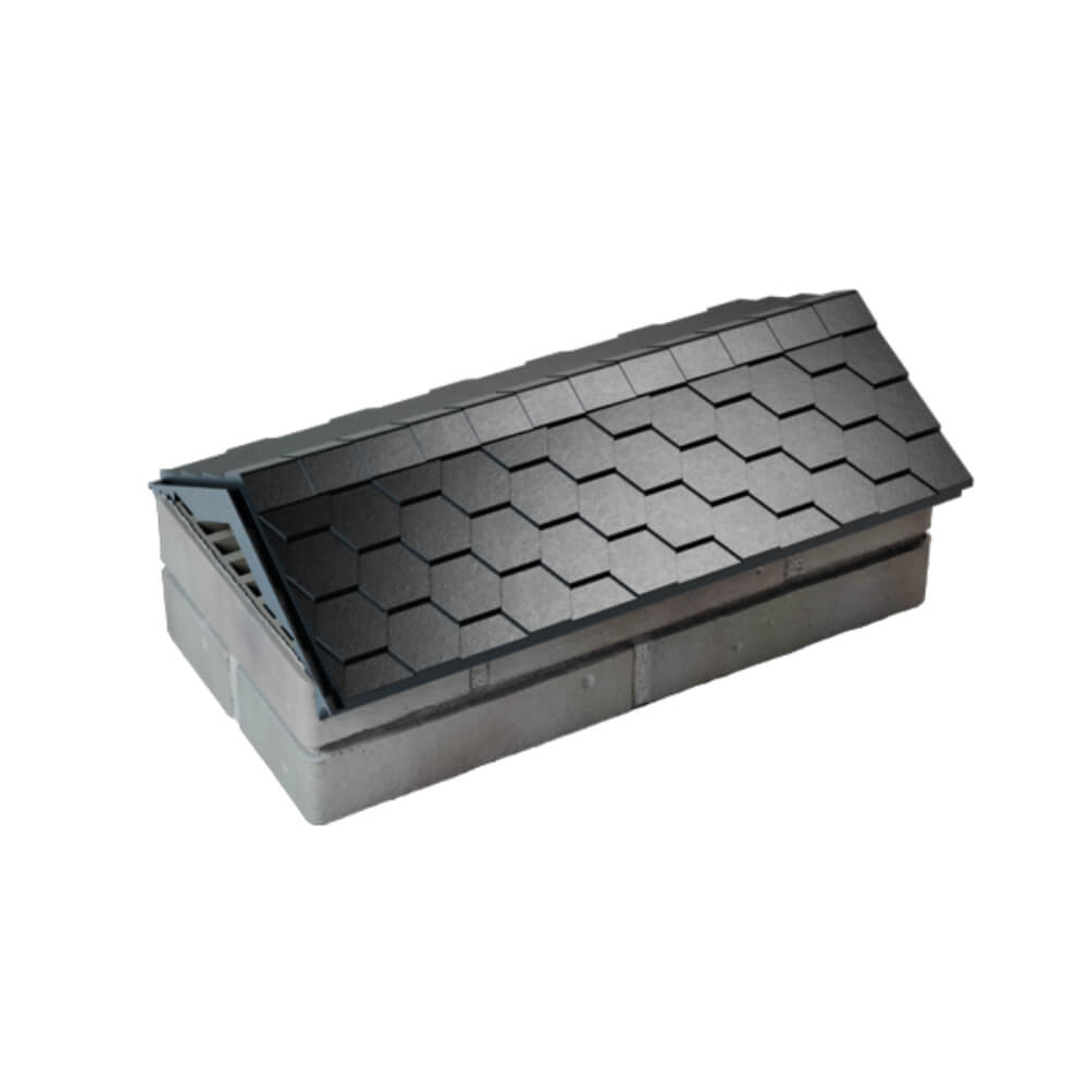 Парапет Zking Эверест Черный с посадкой на 1 кирпич (200/225/255мм) в Тихвине фото