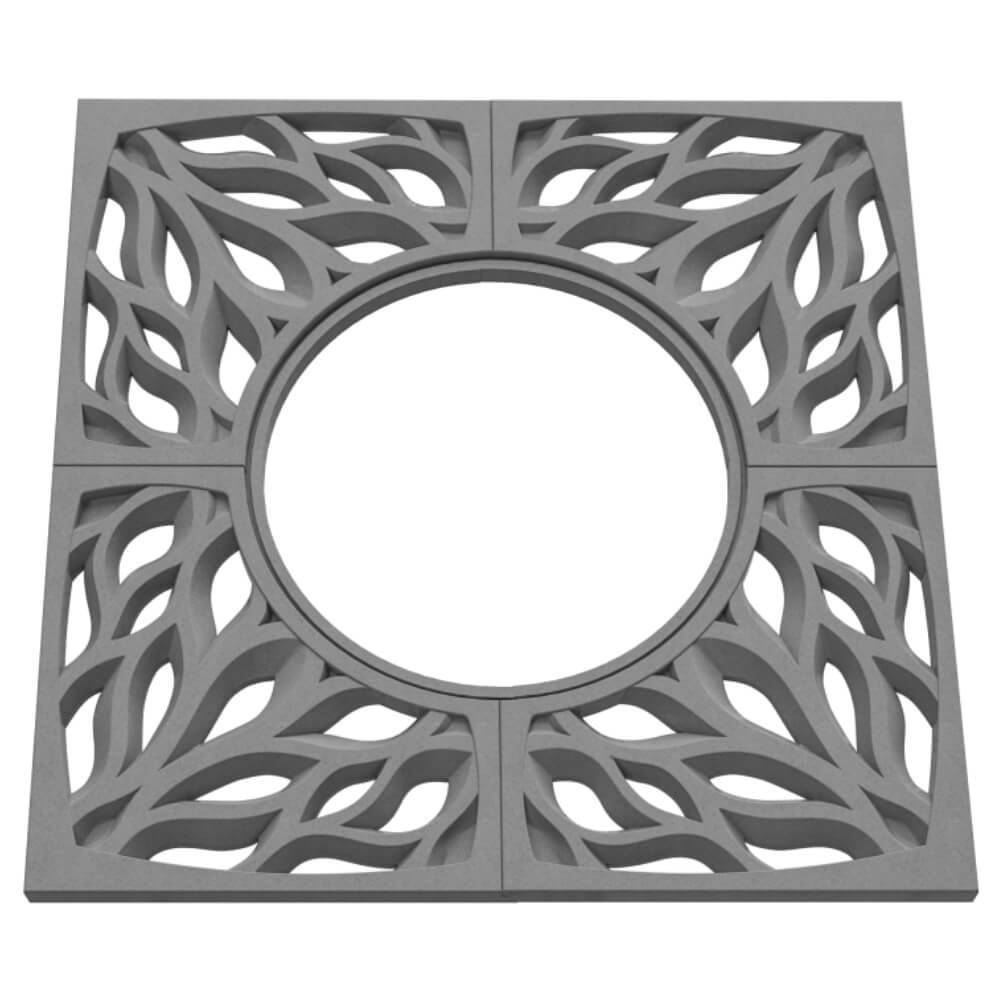 Приствольная решетка для дерева ZKING CRUST 1.2х1.2м Серая в Тихвине фото