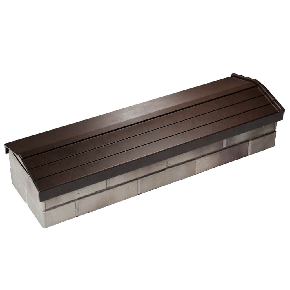 Парапет Zking Бона ХайТек Коричневый посадка на 0.5 кирпича (130мм) в Тихвине фото