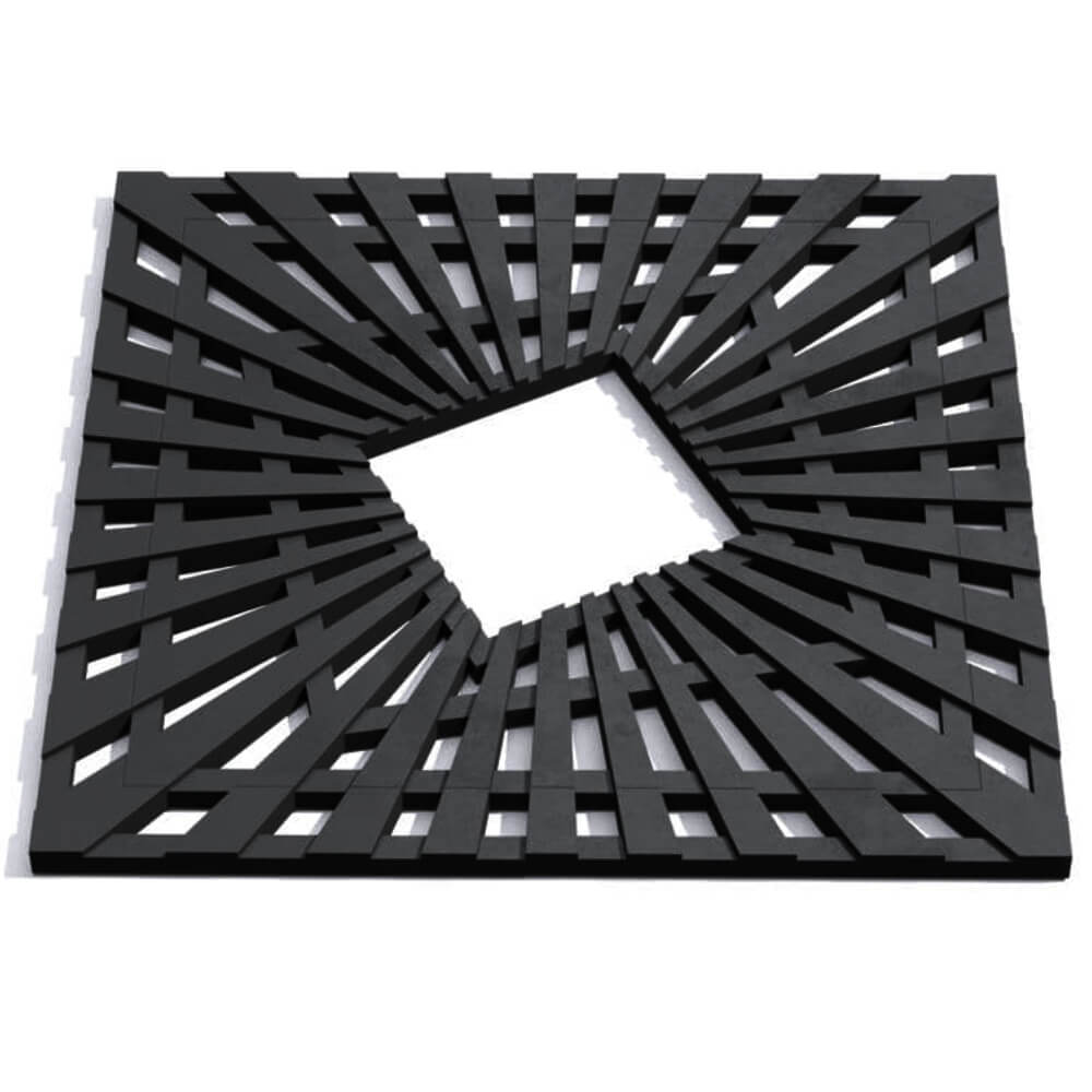 Приствольная решетка для дерева ZKING ATMOSPHERE 1.2х1.2м Черная Тихвин фото