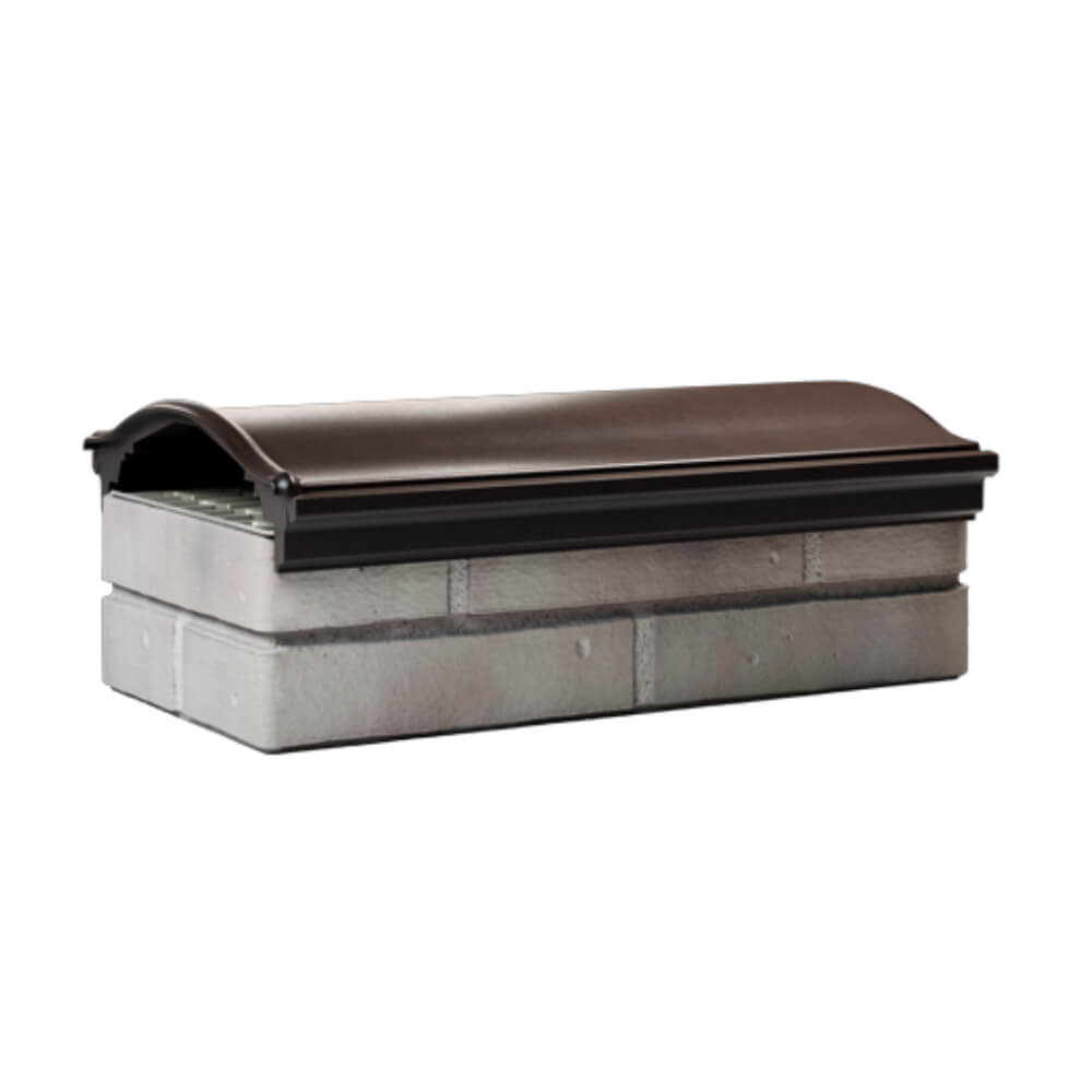 Парапет Zking Монблан Коричневый посадка на 1 кирпич (200/225/255мм) Тихвин фото