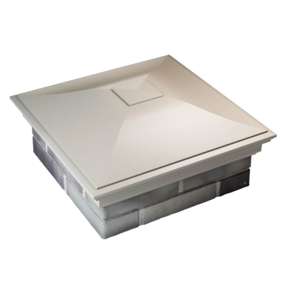 Колпак Zking Монблан Бежевый на столб 2х2 кирпича (515х515мм) Тихвин фото