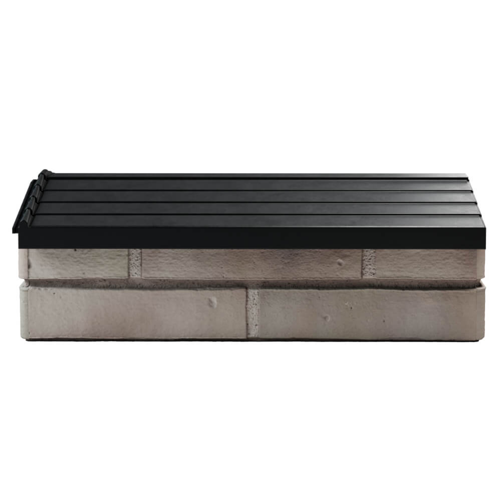 Парапет Zking Бона ХайТек Черный с посадкой на 1 кирпич (200/225/255мм) в Тихвине фото