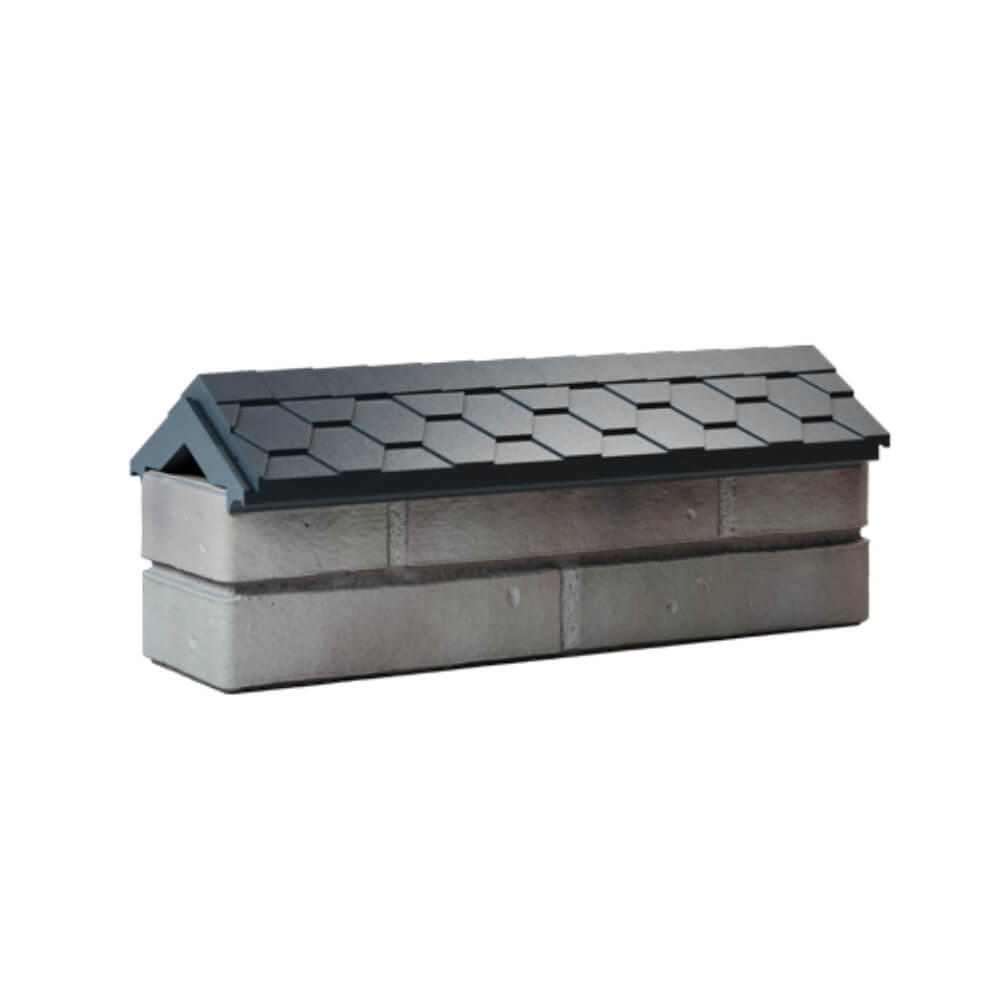 Парапет Zking Эверест Серый с посадкой на 0.5 кирпича (130мм) Тихвин фото