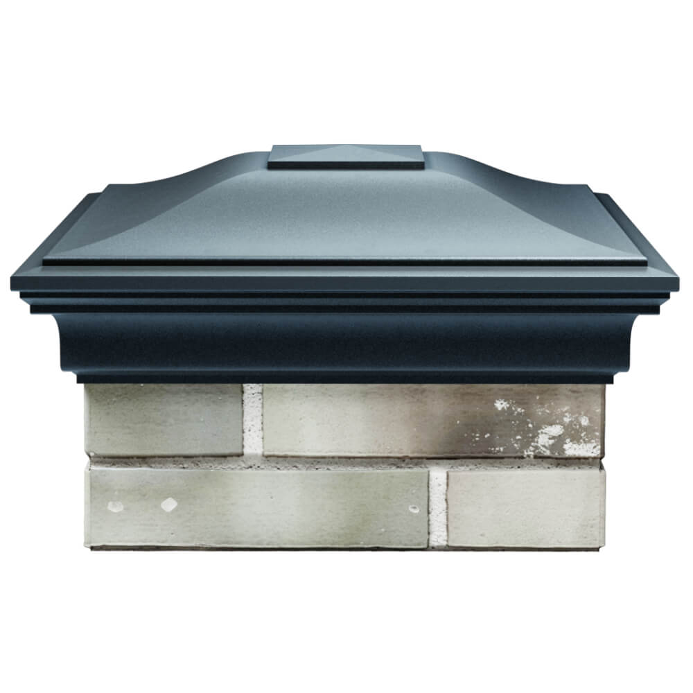 Колпак Zking Монблан Серый на столб 1.5х1.5 кирпича (385х385мм) Тихвин фото