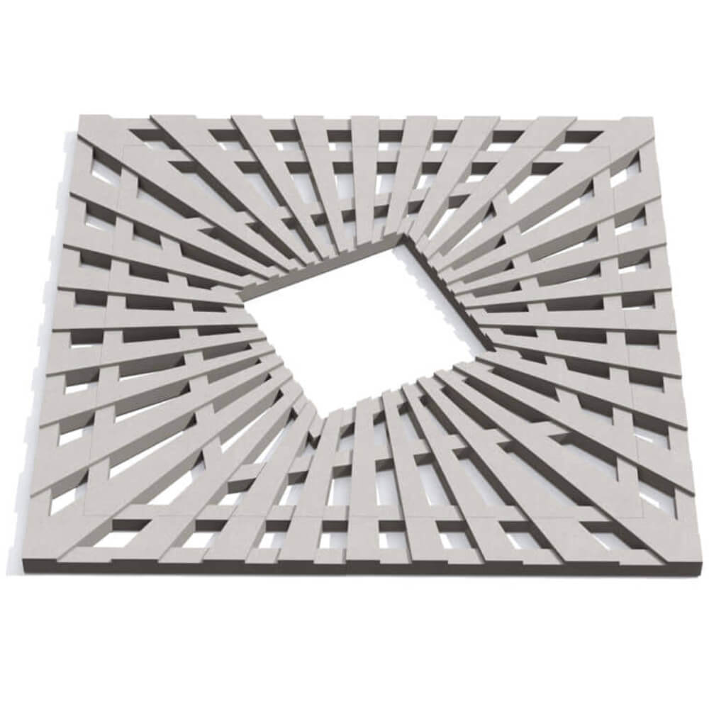 Приствольная решетка для дерева ZKING ATMOSPHERE 1.2х1.2м Бежевая Тихвин фото