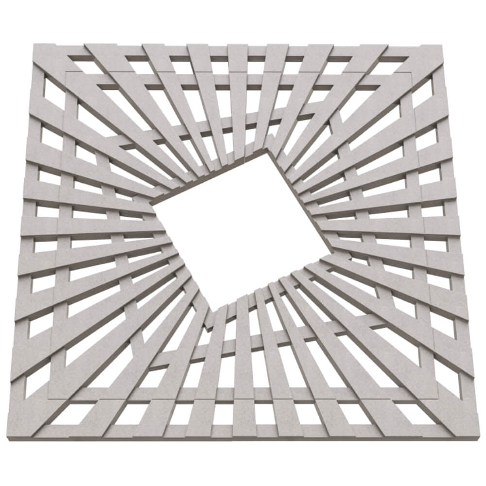 Приствольная решетка для дерева ZKING ATMOSPHERE 1.2х1.2м Бежевая в Тихвине фото