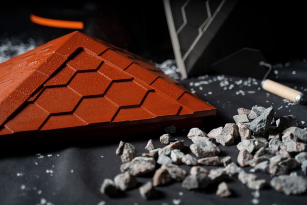 Колпак Zking Эверест Красный на столб 1.5х1.5 кирпича (390х390мм) в Тихвине фото