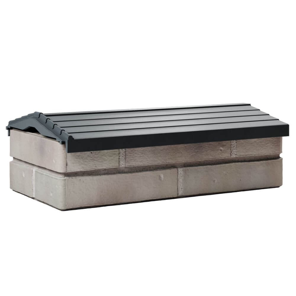 Парапет Zking Бона ХайТек Серый с посадкой на 1 кирпич (200/225/255мм) Тихвин фото