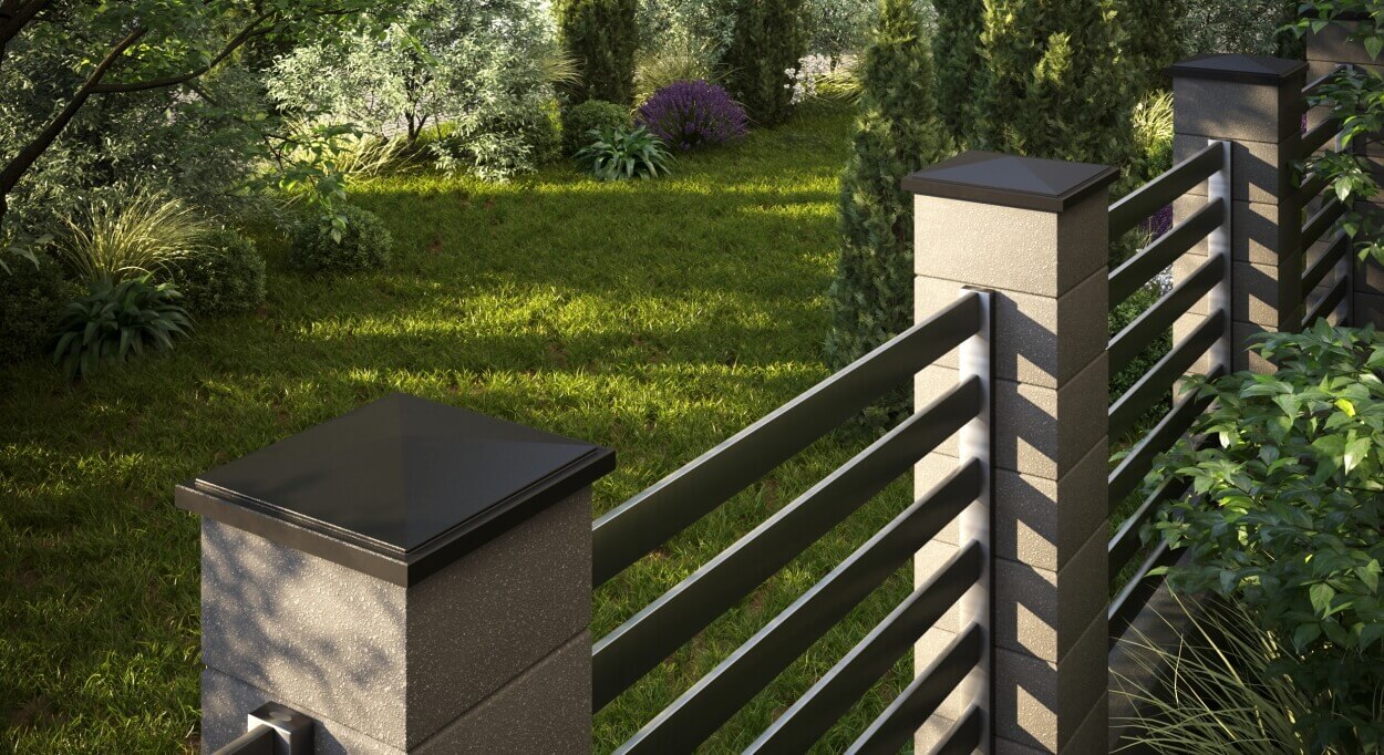 Колпак Zking БонаМоно Коричневый на столб 1.5х1.5 кирпича (385х385, 400х400мм) в Тихвине фото