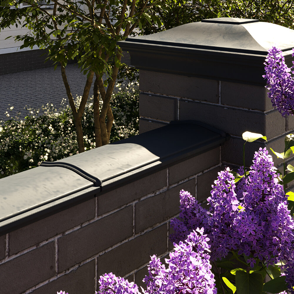 Парапет Zking Монблан Черный посадка на 0.5 кирпича (130мм) в Тихвине фото