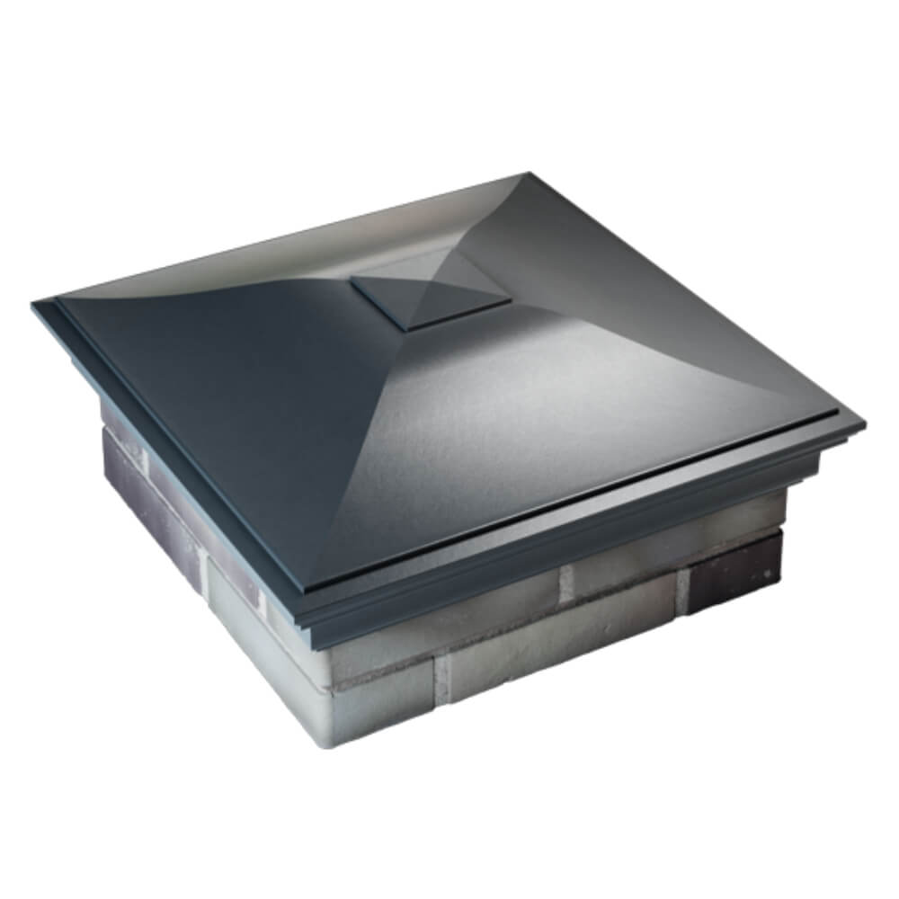 Колпак Zking Монблан Серый на столб 2х2 кирпича (515х515мм) Тихвин фото