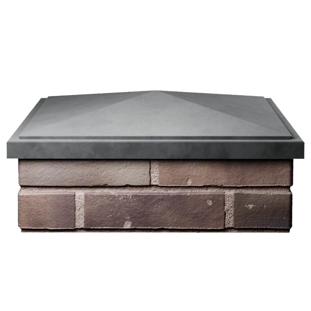 Колпак Zking БонаМоно Серый на столб 2х2 кирпича (515х515, 530х530мм) Тихвин фото