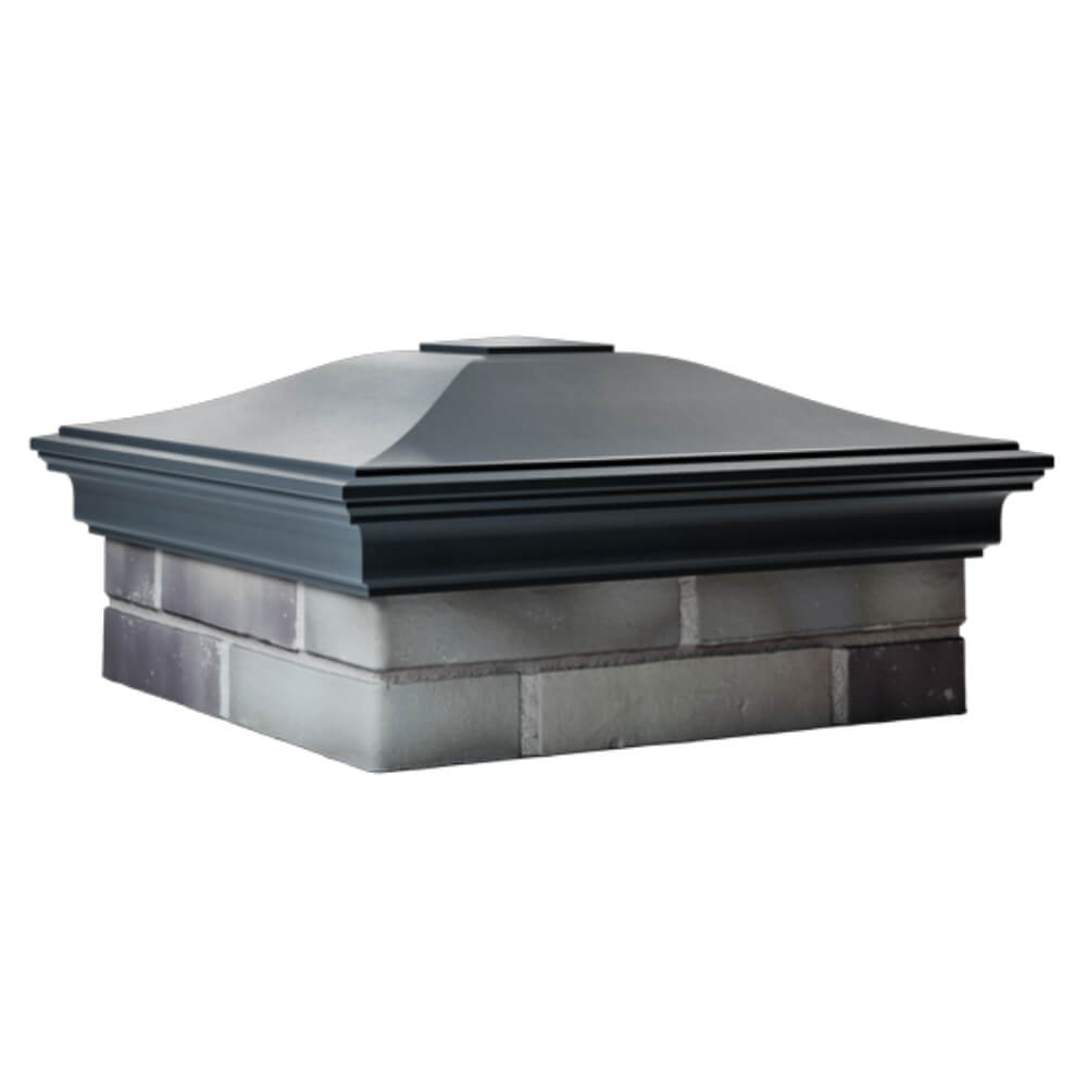 Колпак Zking Монблан Серый на столб 2х2 кирпича (515х515мм) в Тихвине фото