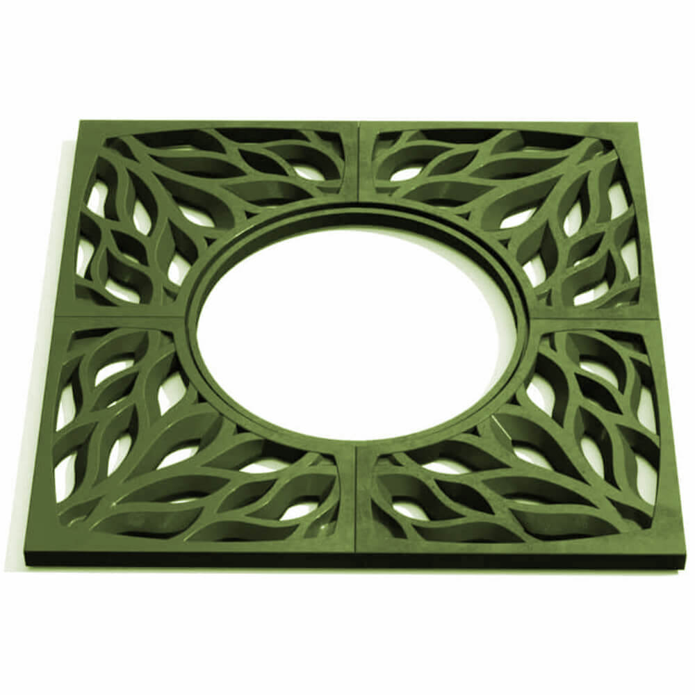 Приствольная решетка для дерева ZKING CRUST 1.2х1.2м Зеленая Тихвин фото