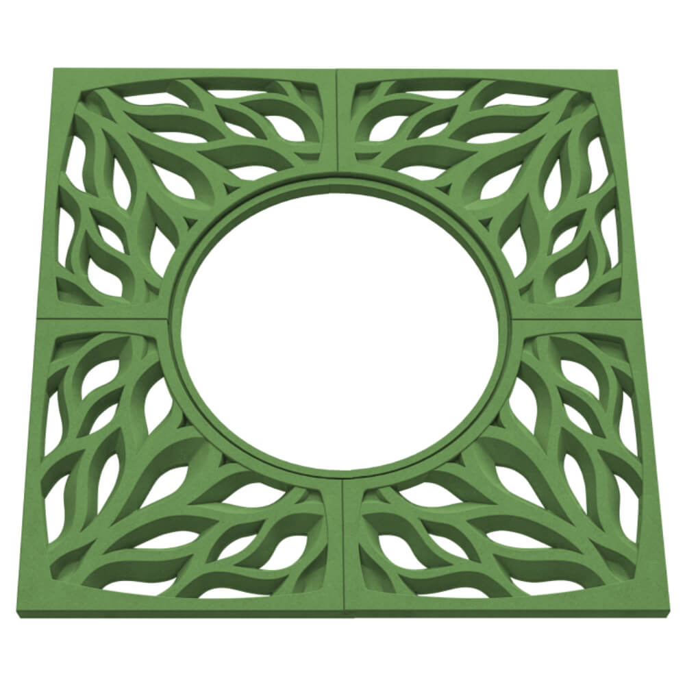 Приствольная решетка для дерева ZKING CRUST 1.2х1.2м Зеленая в Тихвине фото