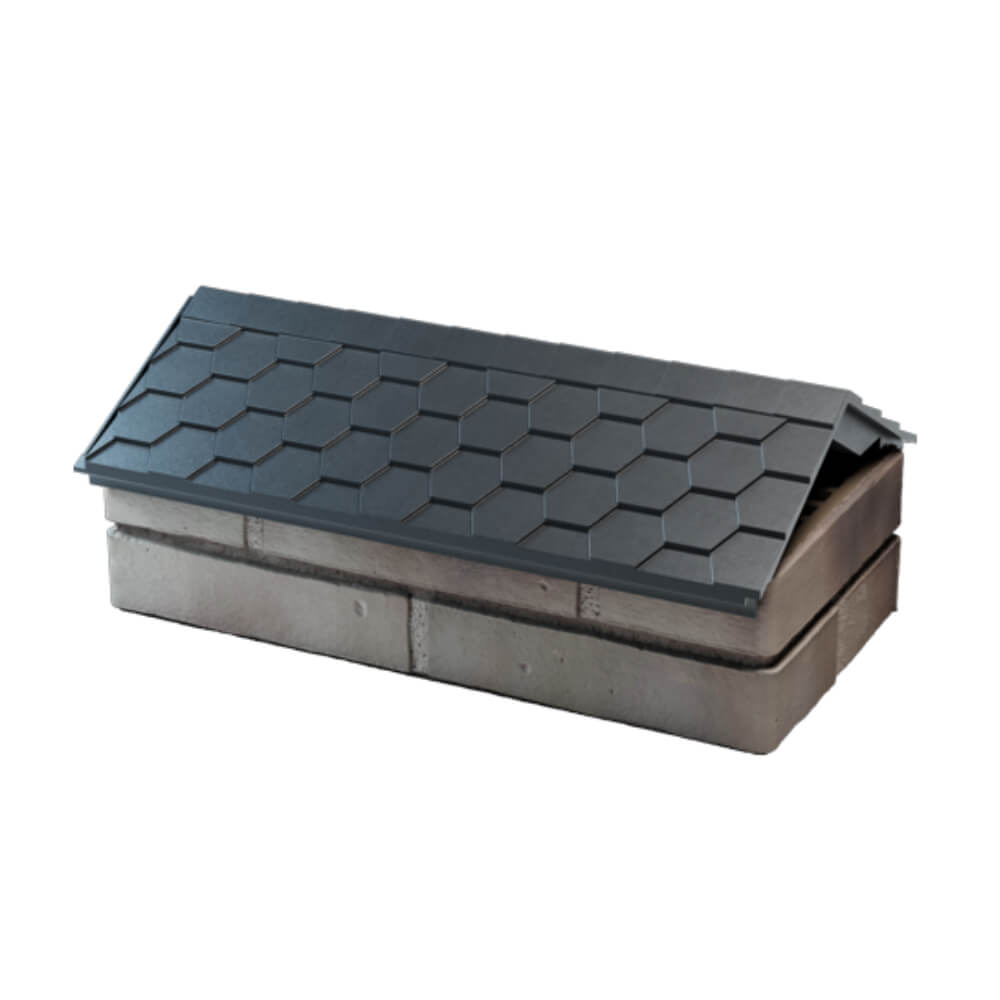 Парапет Zking Эверест Серый с посадкой на 1 кирпич (200/225/255мм) в Тихвине фото