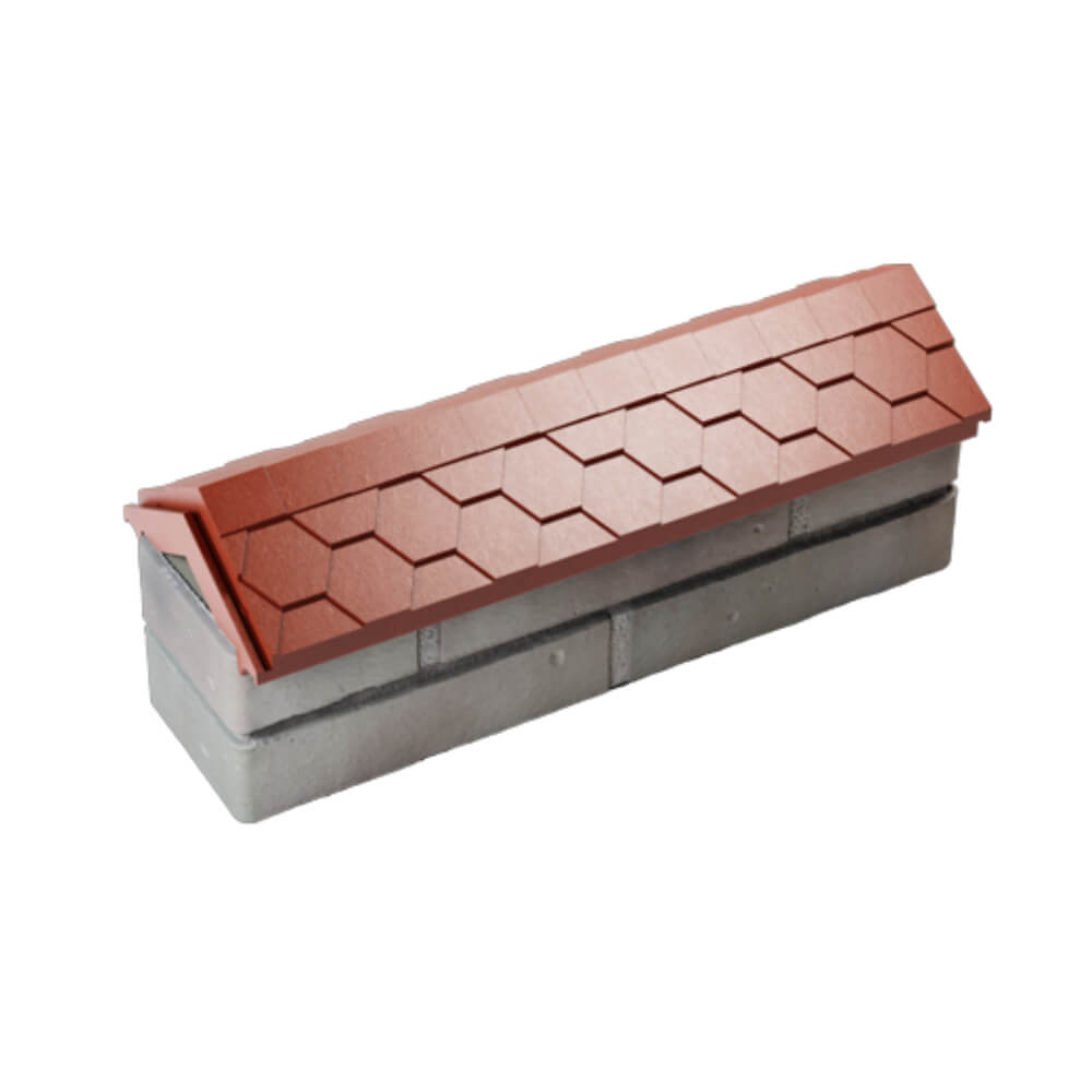 Парапет Zking Эверест Красный с посадкой на 0.5 кирпича (130мм) в Тихвине фото