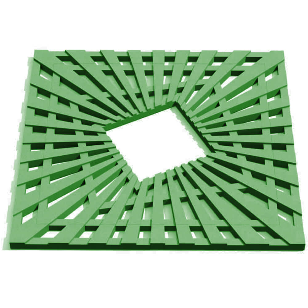 Приствольная решетка для дерева ZKING ATMOSPHERE 1.2х1.2м Зеленая Тихвин фото