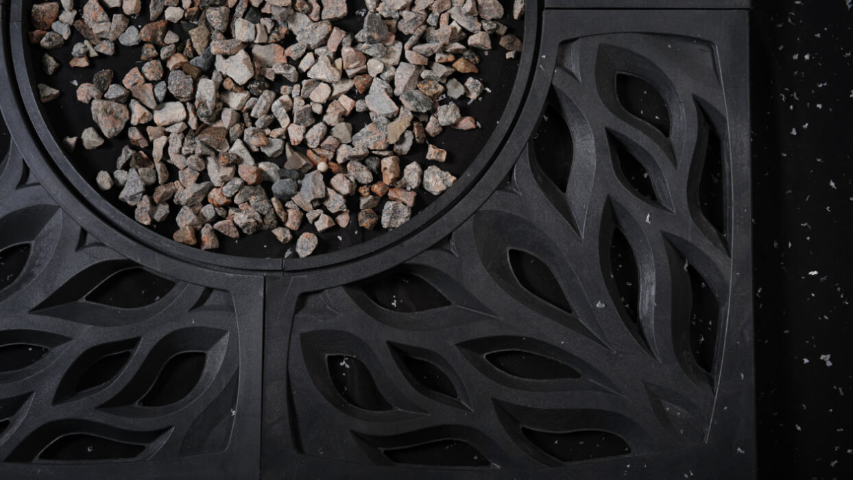 Приствольная решетка для дерева ZKING CRUST 1.2х1.2м Черная в Тихвине фото