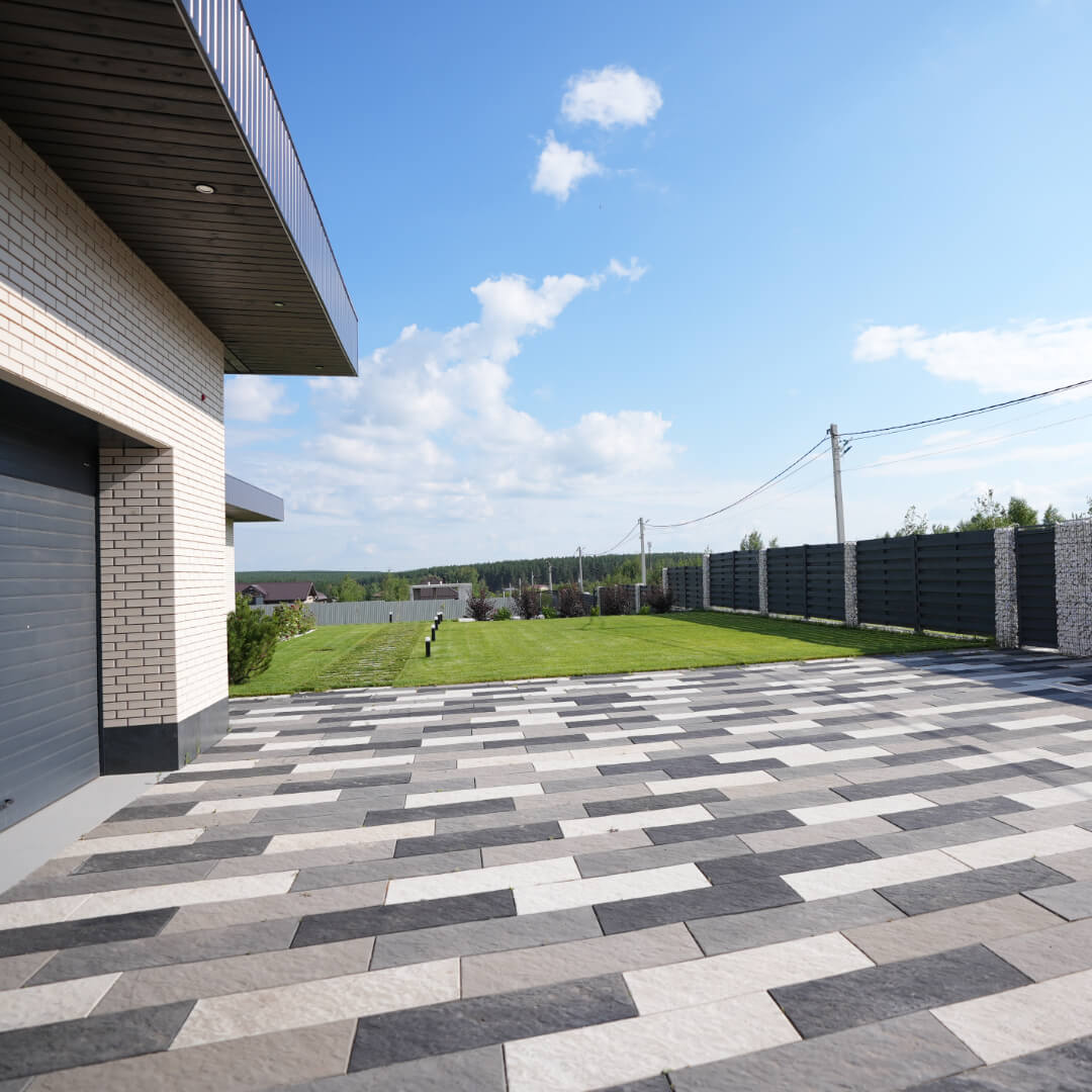 Шаговая плита STONE Графитовый Серый 990х330х55мм в Тихвине фото